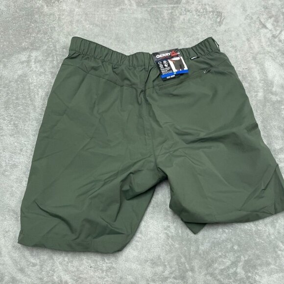Gerry Tech Mens Stretch Shorts Size 36 Olive Green UPF 30+ Protection a0037 - Picture 5 of 6
